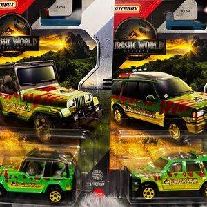 Jurassic World Rebirth Matchbox Set 💚